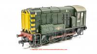 32-116B Bachmann Class 08 Diesel Shunter number D3881 BR Green livery with wasp stripes - Weathered